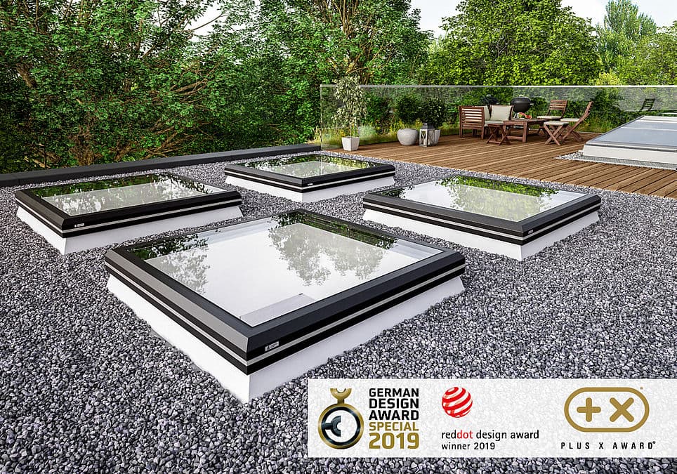 LAMILUX Glass Skylight F100 roof window