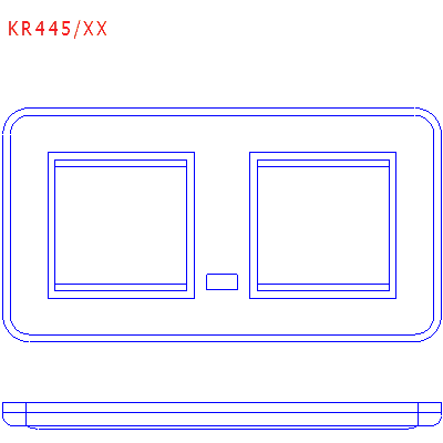 Frame for housing K45 KR445