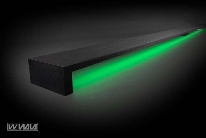 WALA manilla PS21 + tira LED RGB verde