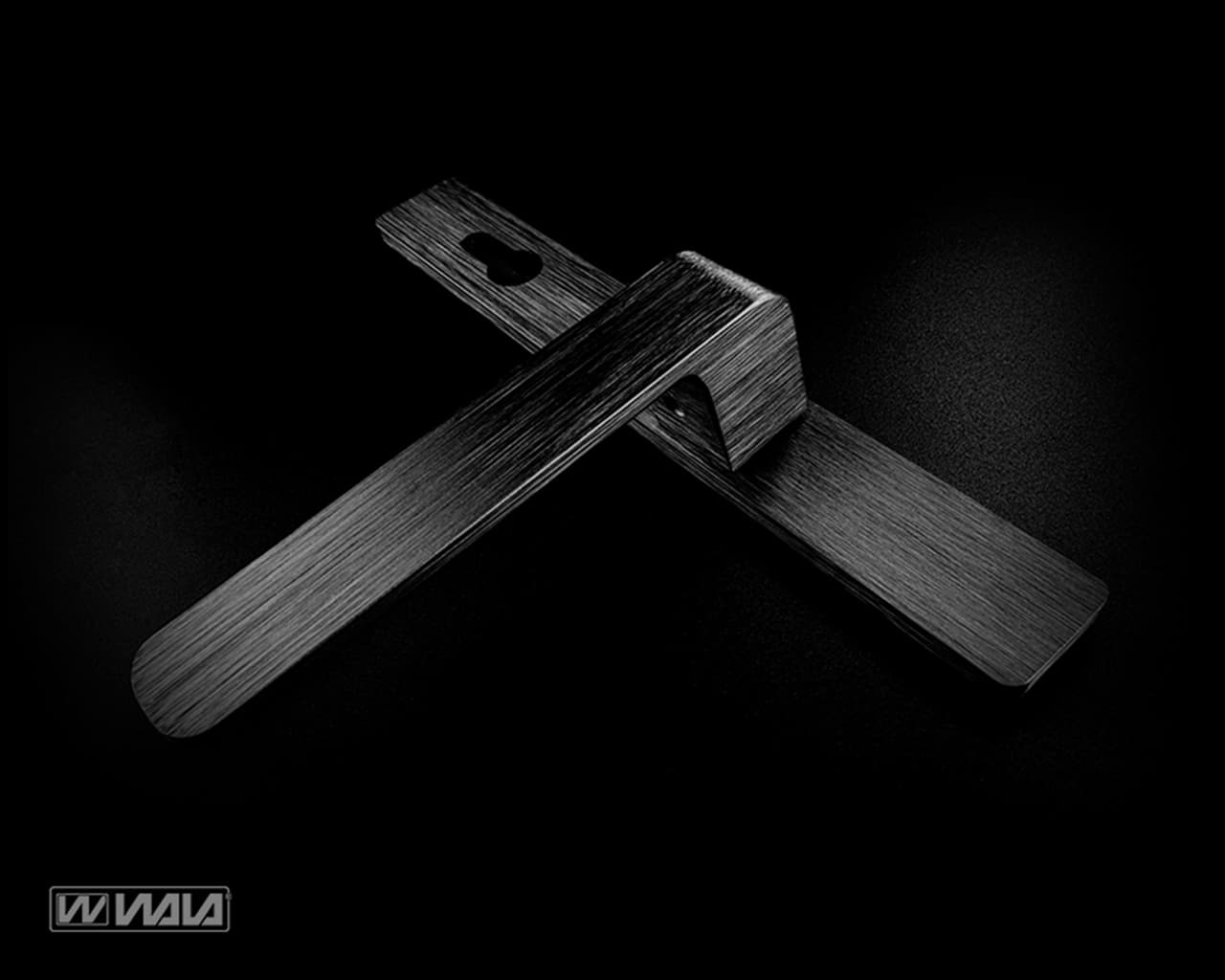 Mango H6S26 estrecho sobre eje largo estrecho S5S34 anodizado negro 