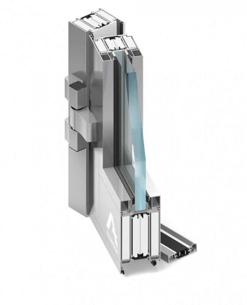 MB-78EI A system of aluminium fire partitions and non-strip walls with doors, in classes EI15 to EI90