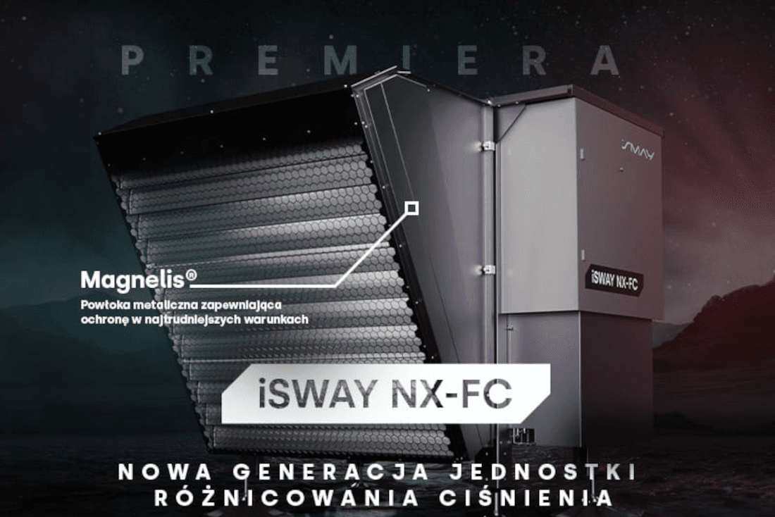 iSWAY NX-FC – nowa generacja jednostki różnicowania ciśnienia dla budynków wysokich