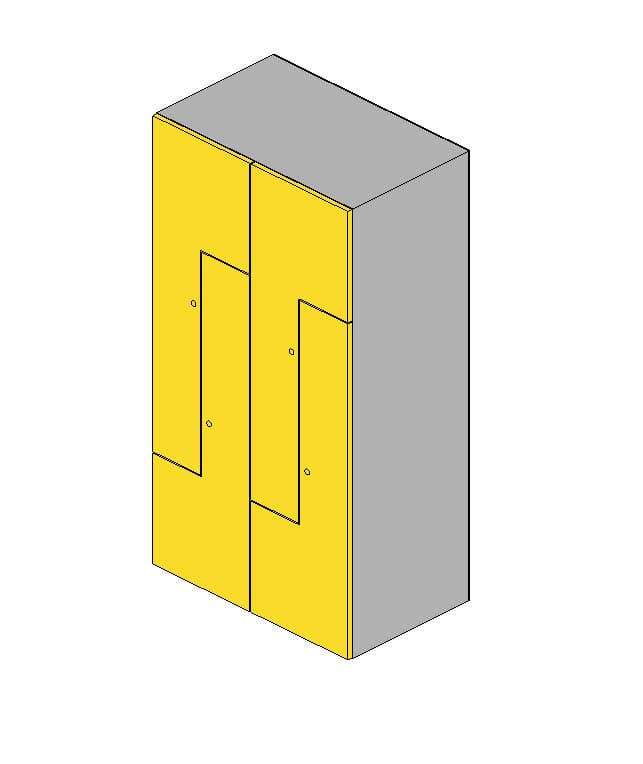 Wardrobe lockers LPW