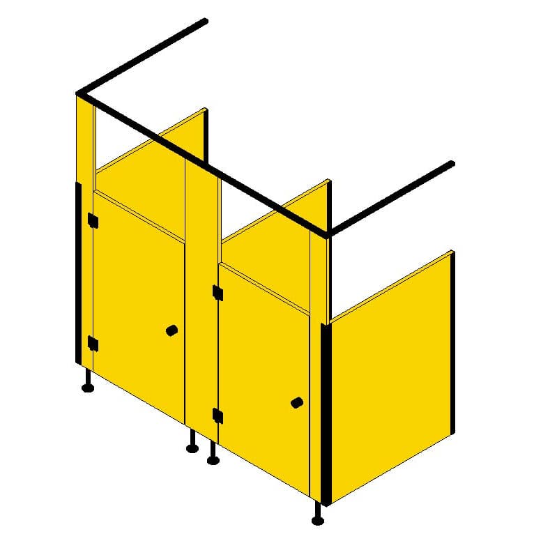 Kindergarten cabins KABIS JUNIOR_LPW_HIGH FRONT