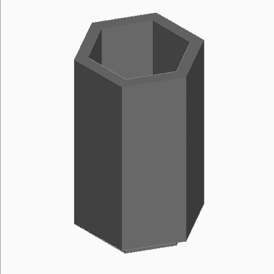 Kosze uliczne Sześciokątne