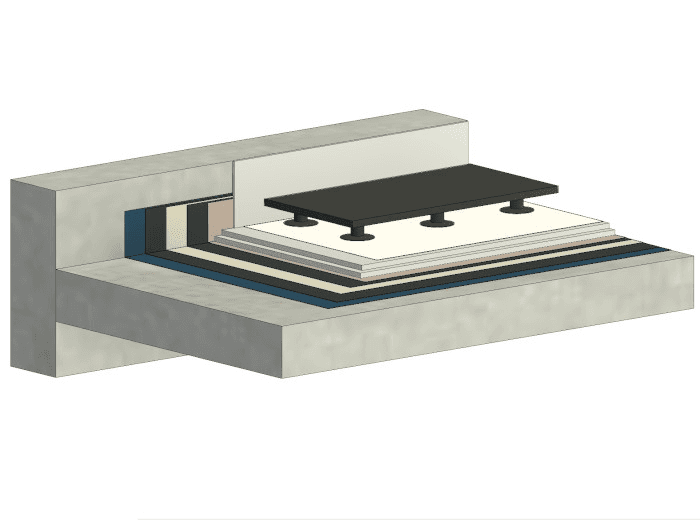 Waterproofing inverted roofs/Waterproofing green roofs