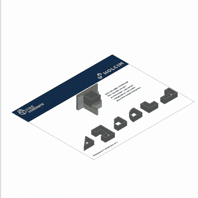 Smoke-proof concrete